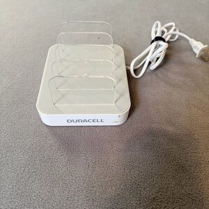 Duracell Cell Phone/Electronics Charging Station/Stand/Multi Port-TESTED/WORKING
